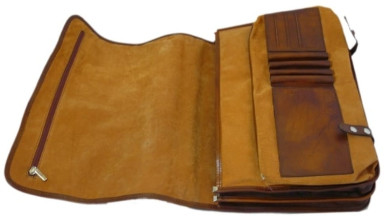 Pratesi BCO594 - Messenger Ammannati in cow leather Bruce Cognac