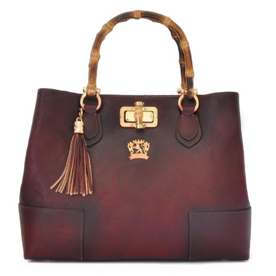 Pratesi BCH291 - Sarteano Shoulder Bag in cow leather Radica Chianti