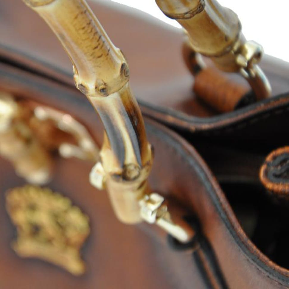 Pratesi BCH291 - Sarteano Shoulder Bag in cow leather Radica Chianti