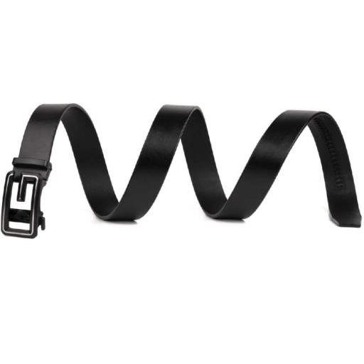 Замшевий чоловічий ремінь Vintage 20733 Чорний