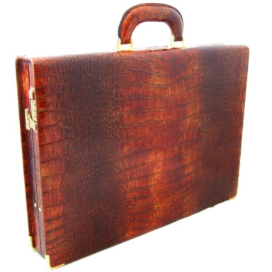 Pratesi KCO317/7 - Machiavelli Small King Attach Case 24H in cow leather King Cognac