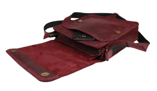 Сумка жіноча шкіряна клатч з натуральної шкіри SULLIVAN 268(32) марсала