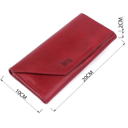 Жіночий вертикальний гаманець на магнітах із натуральної шкіри ST Leather 22538 Чорний