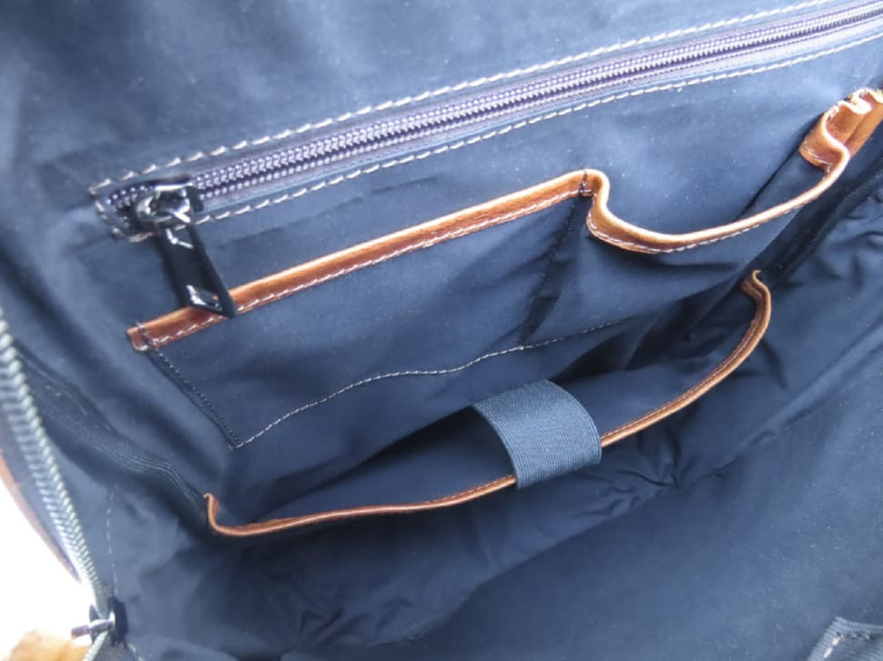 Брутальний чоловічий рюкзак рудого кольору Newery N3081GK