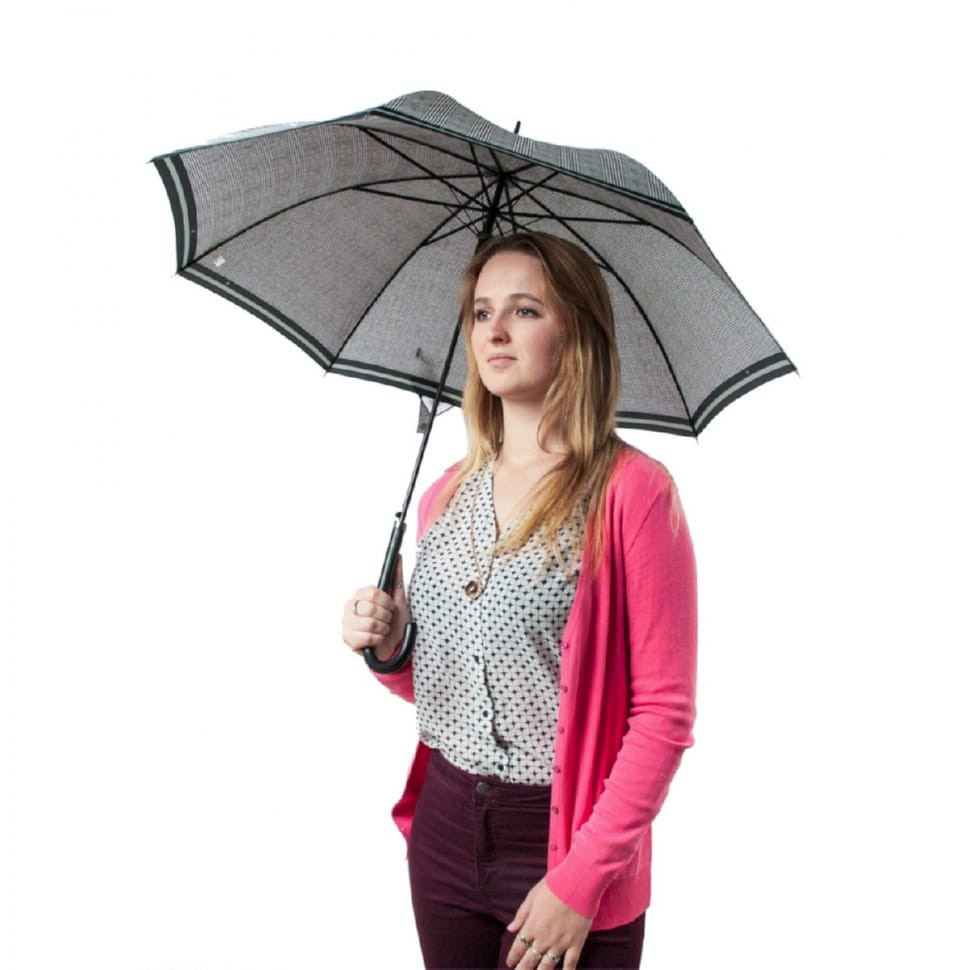 Umbrella cane Fulton Riva Auto-2 L065 Prince of Wales Stripe (Houndstooth)