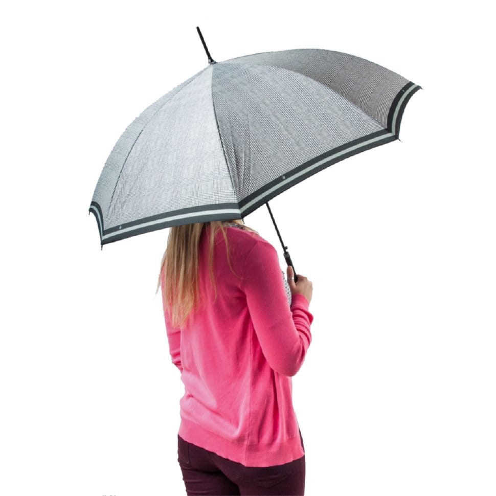 Umbrella cane Fulton Riva Auto-2 L065 Prince of Wales Stripe (Houndstooth)