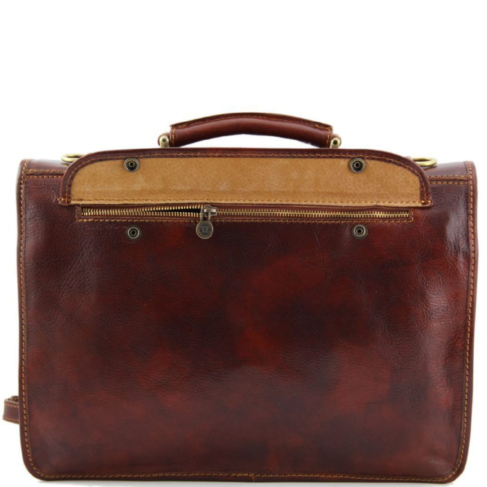 Чоловічий портфель через плече Tuscany Leather SIENA TL10054 на 2 відділення