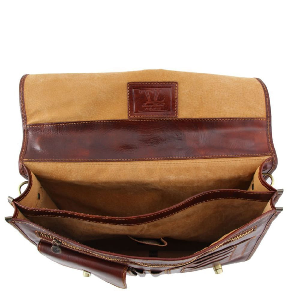 Чоловічий портфель через плече Tuscany Leather SIENA TL10054 на 2 відділення