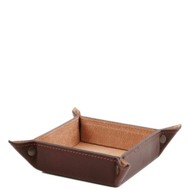 Exclusive leather valet tray small size Tuscany TL141272 