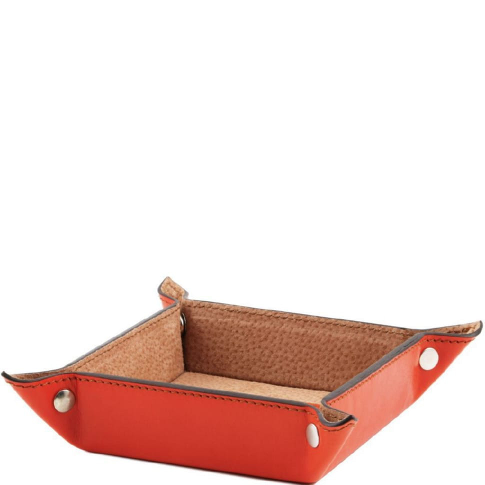 Tuscany TL141272 - Ексклюзивний шкіряний лоток для дрібниць мала модель