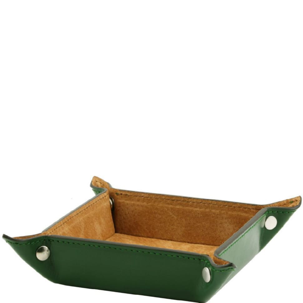 Tuscany TL141272 - Ексклюзивний шкіряний лоток для дрібниць мала модель