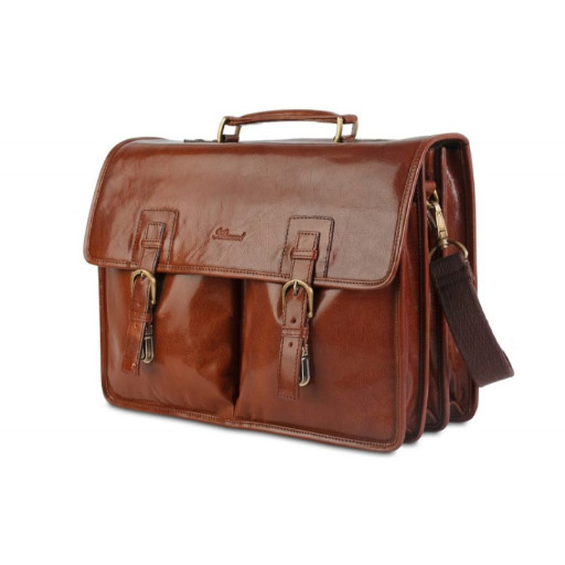 Портфель Ashwood Gareth Briefcase VT Chestnut (Каштановий)