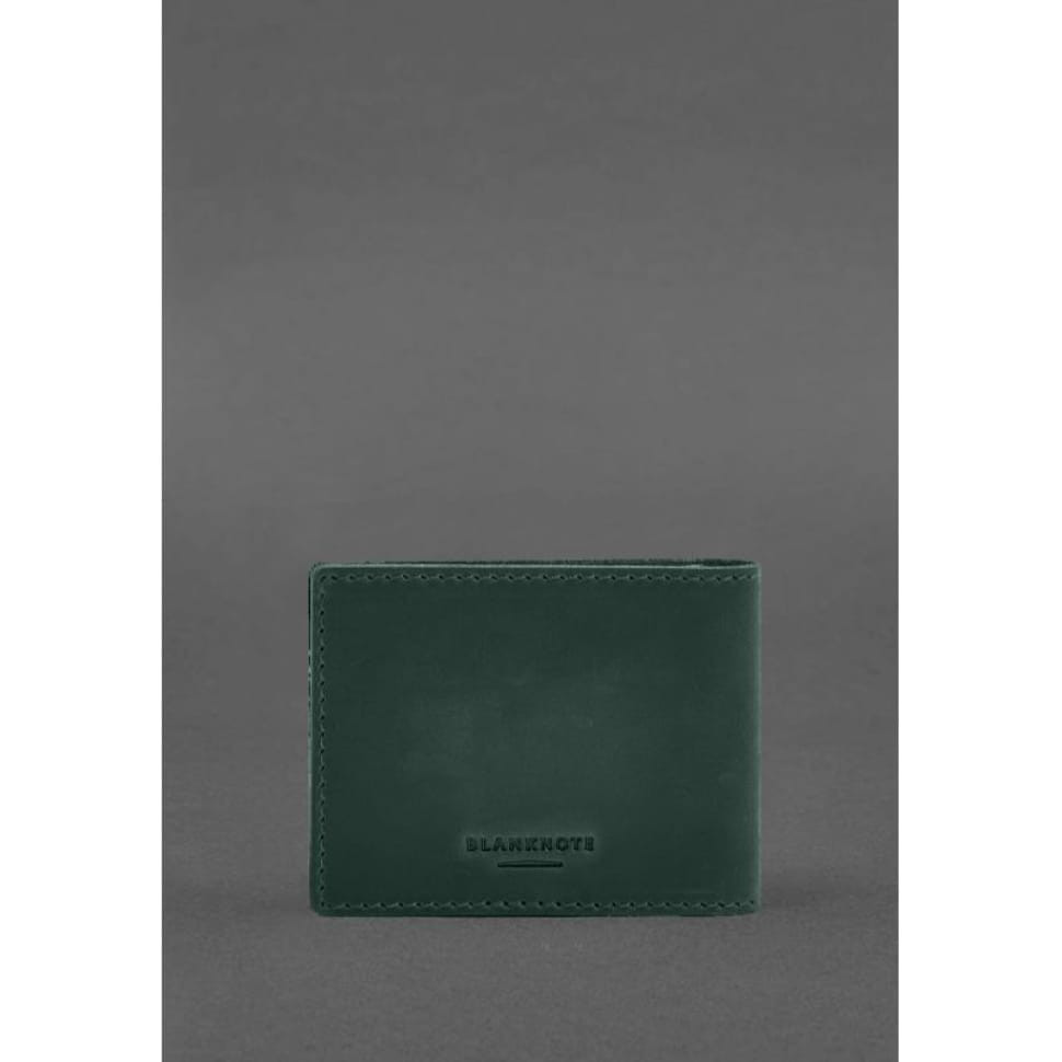 Кожаная обложка для удостоверения инвалида в результате российско-украинской войны зеленый Crazy Horse