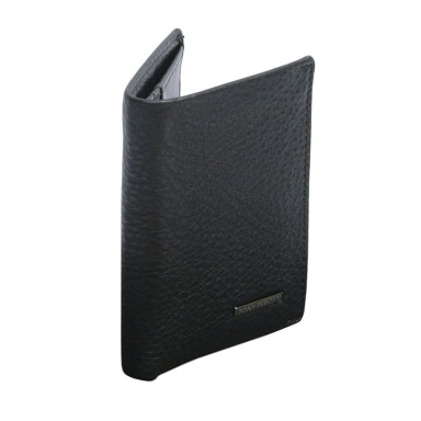 Leather wallet Newcontatto 3549 nero black