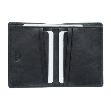 Leather wallet Newcontatto 3549 nero black