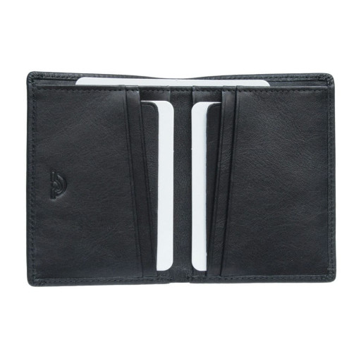 Шкіряне портмоне Newcontatto 3549 nero чорний