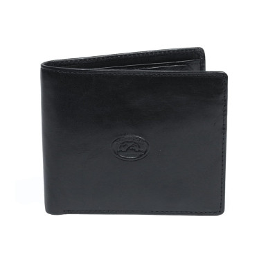 Leather wallet Italico 3685 nero black