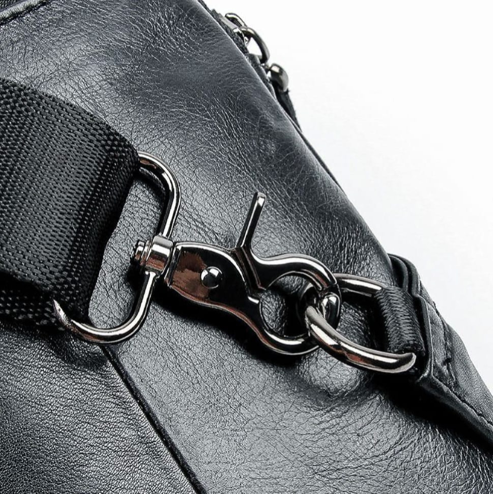 Компактна шкіряна сумка JD4017A для чоловіків на одній шлеї