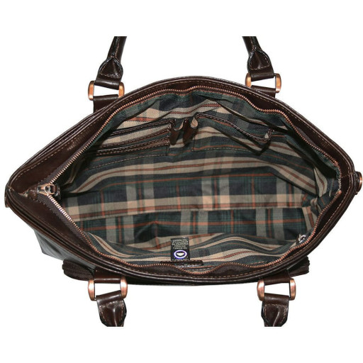 Сумка шкіряна Italico 9625 moro коричневий