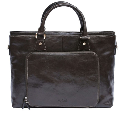 Сумка шкіряна Italico 9625 moro коричневий