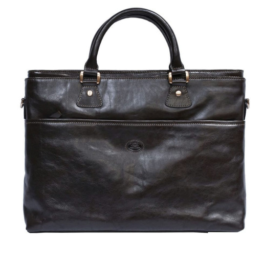 Сумка шкіряна Italico 9625 moro коричневий