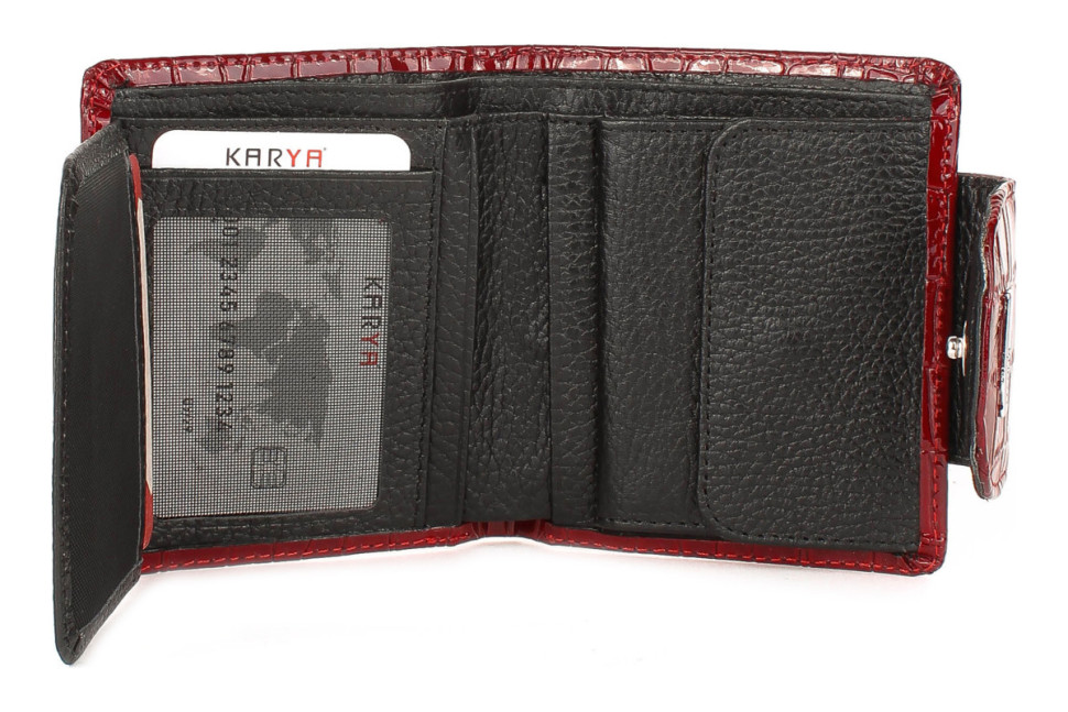 Гаманець Karya бордовий 1052-08