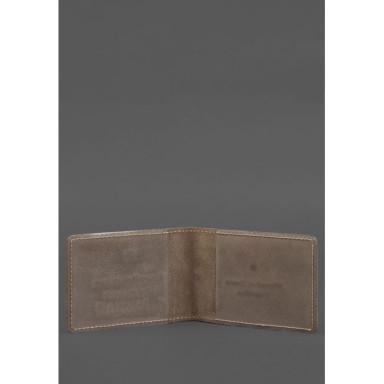 Leather cover for combat participant ID (UCD) 2.2 light beige Crazy Horse