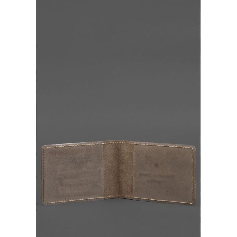 Leather cover for combat participant ID (UCD) 2.2 light beige Crazy Horse