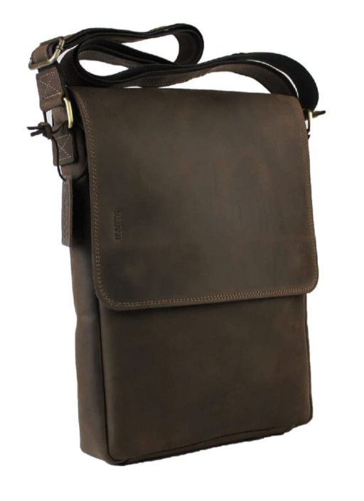 Сумка під A4 для документів вертикальна шкіряна планшет 354155(48)