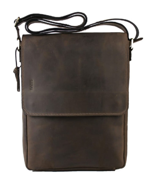 Сумка під A4 для документів вертикальна шкіряна планшет 354155(48)