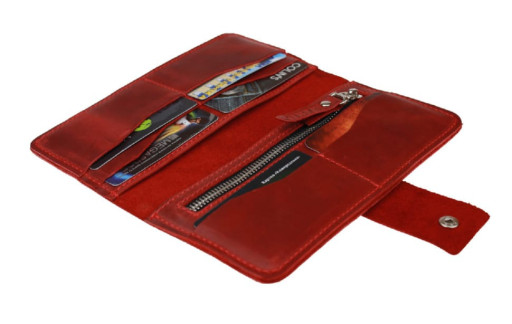 Гаманець жіночий шкіряний великий SULLIVAN 80261(10) червоний