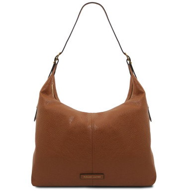 Plenia Leather shopping bag