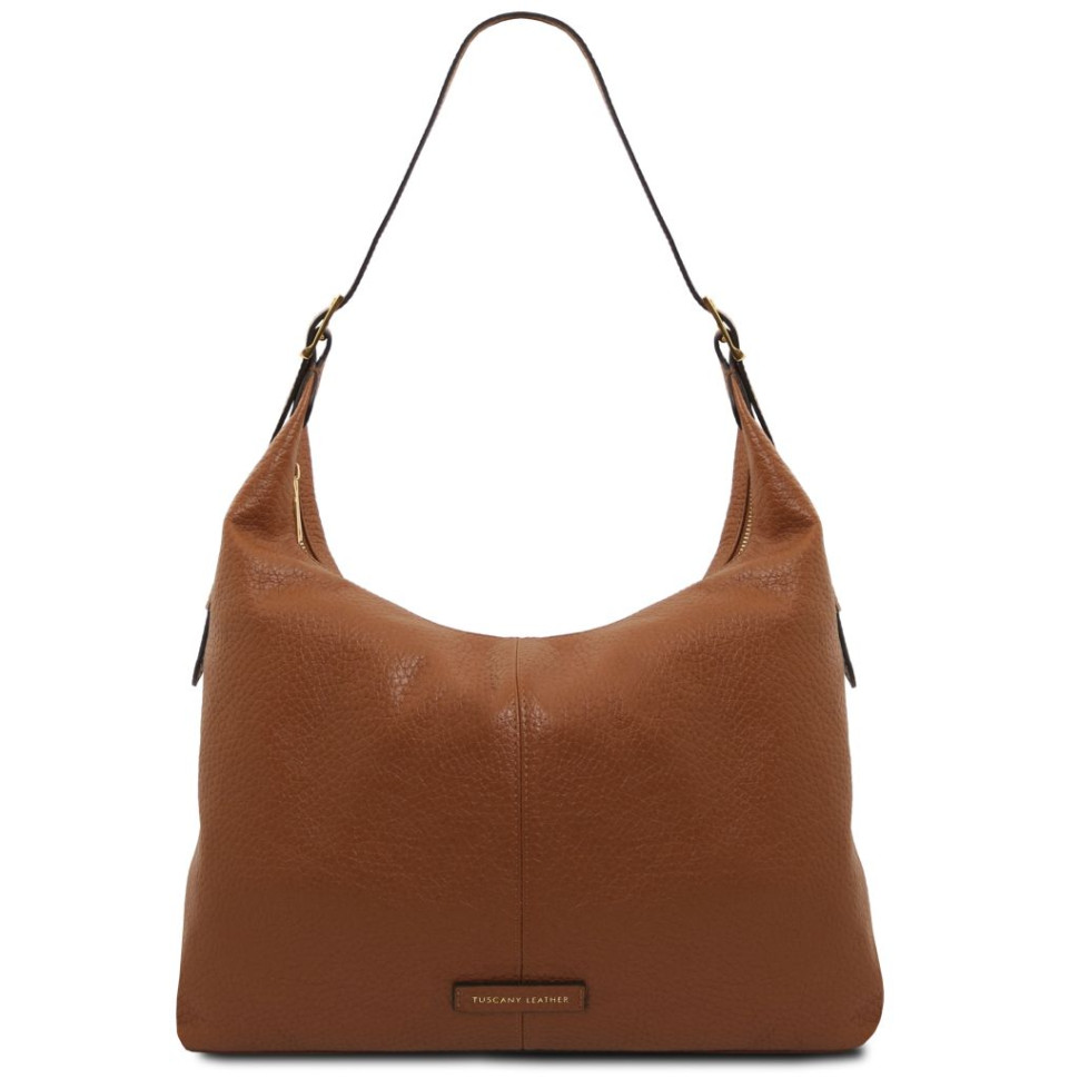 Plenia Leather shopping bag