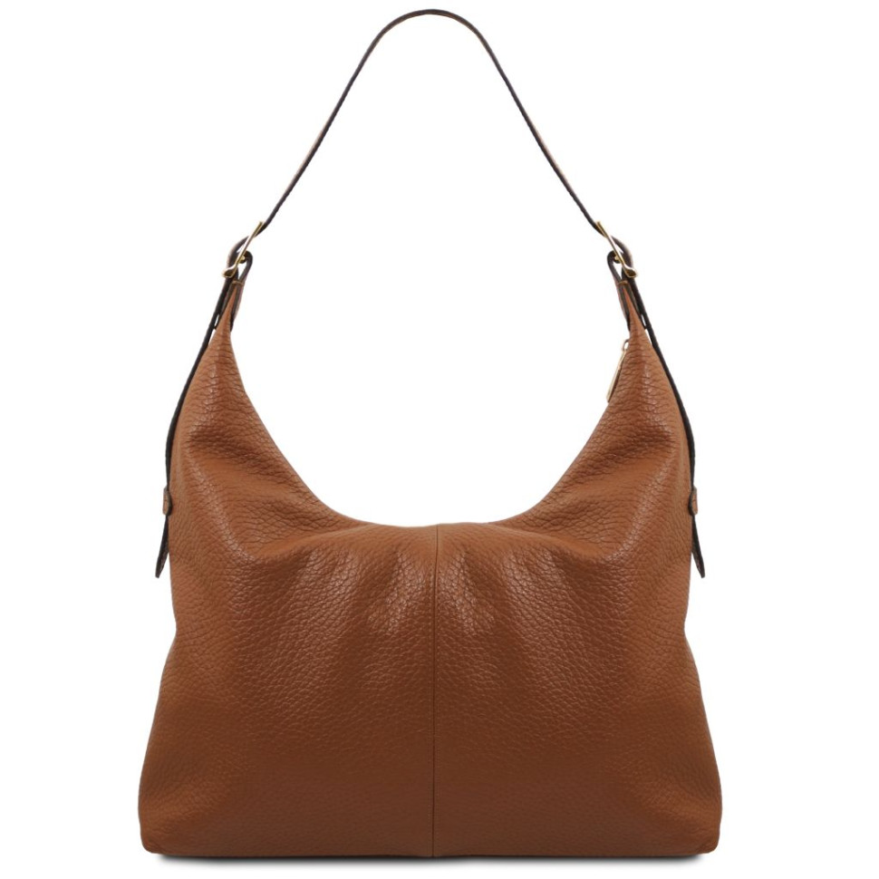 Plenia Leather shopping bag