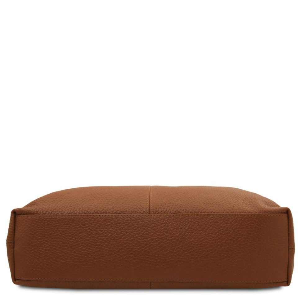 Plenia Leather shopping bag