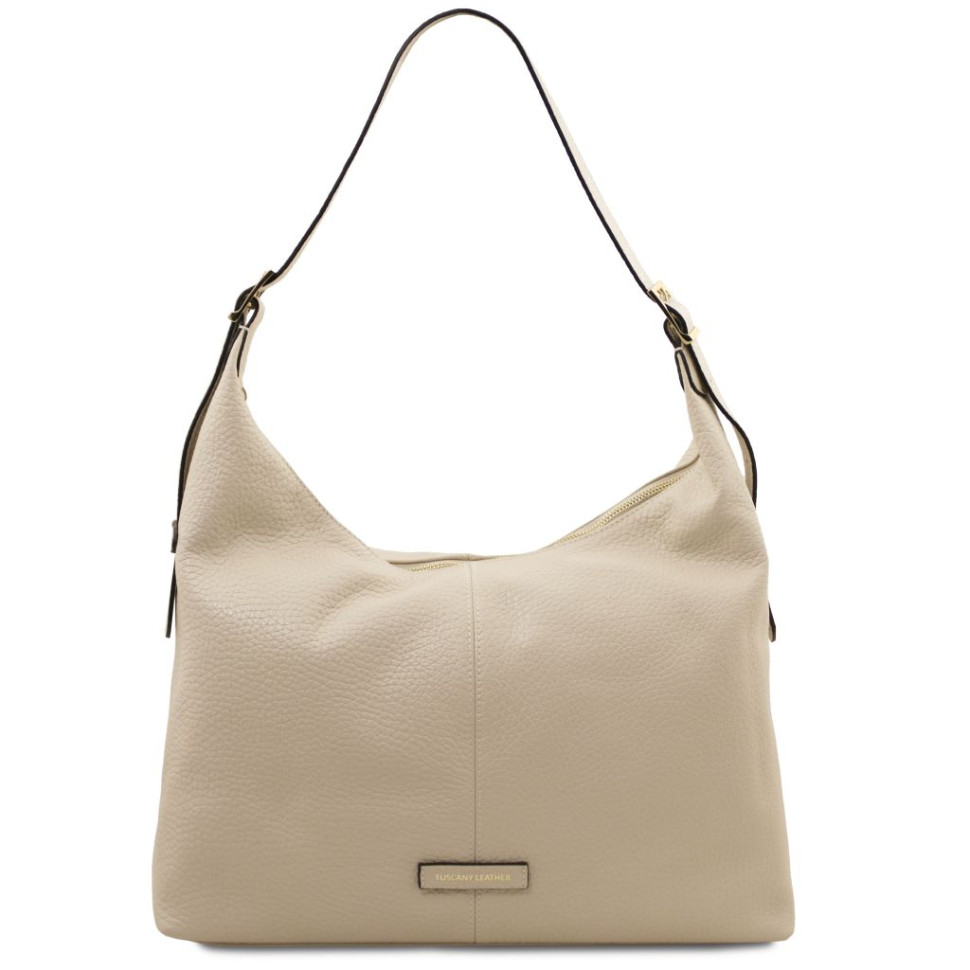 Plenia Leather shopping bag