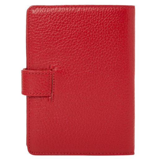 Обкладинка шкіряна для авто-паспорт Tony Belucci 197-282 червоний флотар