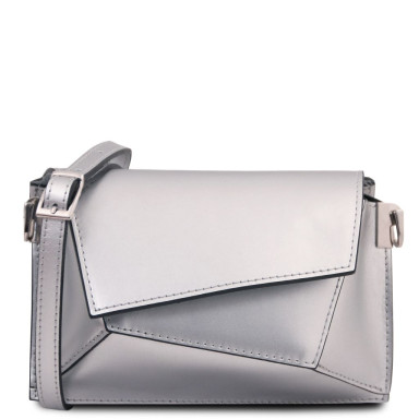 TL Bag Metallic leather shoulder bag