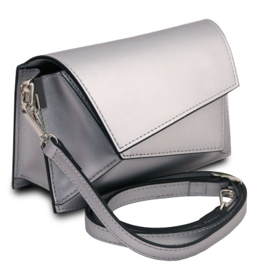 TL Bag Metallic leather shoulder bag
