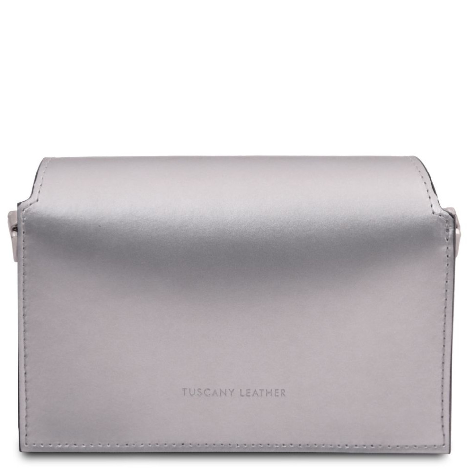 TL Bag Metallic leather shoulder bag