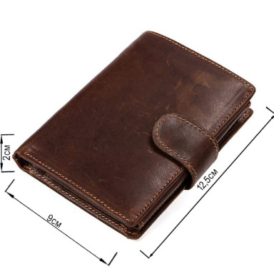 Кошелек универсальный Vintage 14926 Коричневый