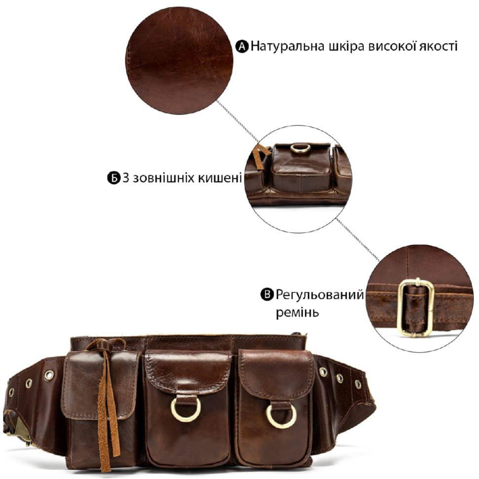 Бананка Vintage 20011 Коричнева