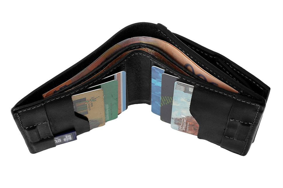 Портмоне Lettera з монетницьою, чорний GP 537110	