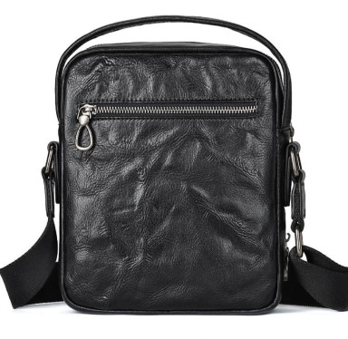 Кожаная барсетка через плечо мужская Bexhill BX6096 Black