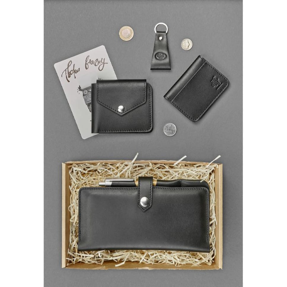 Набір шкіряних аксесуарів для мандрівника Дублін (шкіра krast)