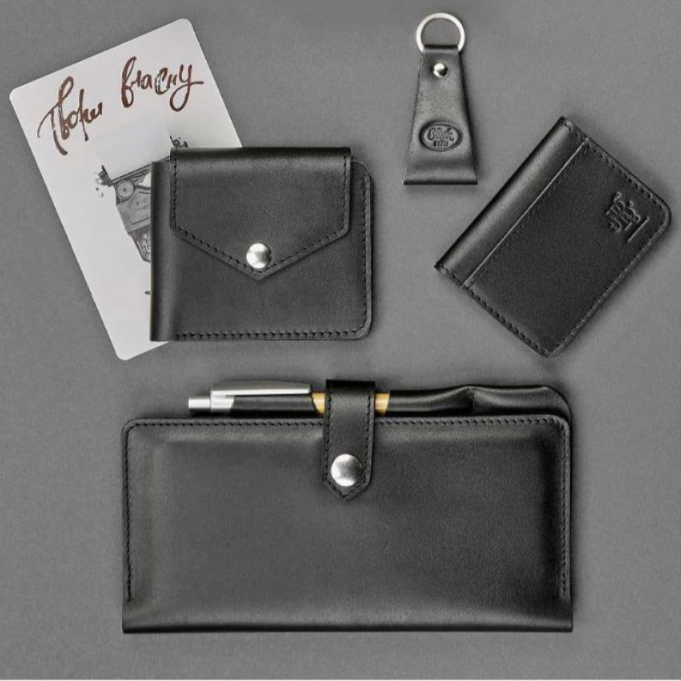 Набір шкіряних аксесуарів для мандрівника Дублін (шкіра krast)