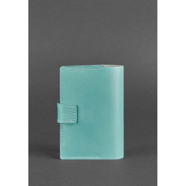 Leather Passport Cover 4.0 Turquoise