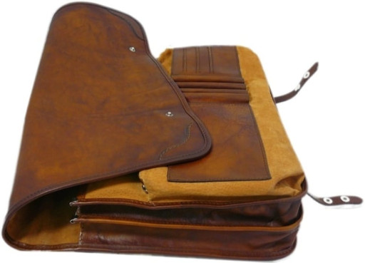 Pratesi BNE594 - Messenger Ammannati in cow leather Bruce Black