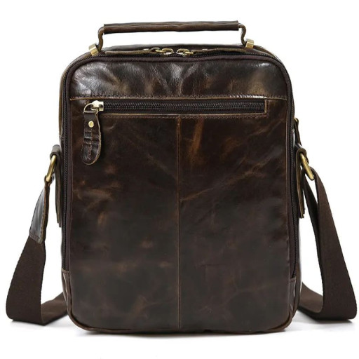 Шкіряна чоловіча сумка через плече та з ручкою Bexhill bx1063R