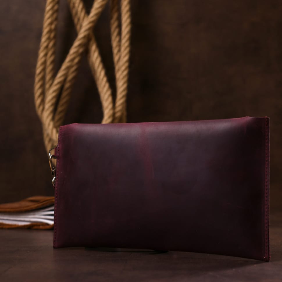 Урожай жіноча тревел-косметичка Shvigel 16429 Бордовий